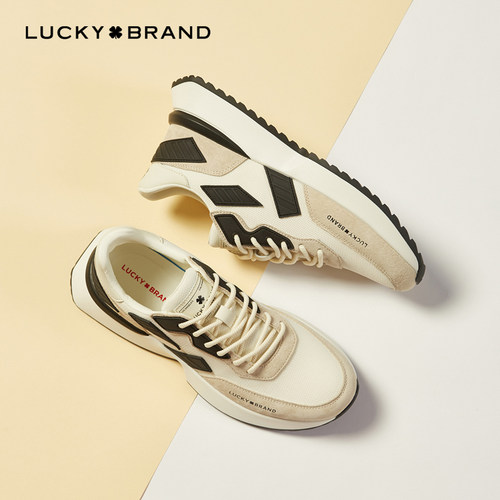 LUCKY【专柜款】BRAND牛皮透气板鞋通勤徒步鞋城市户外男鞋