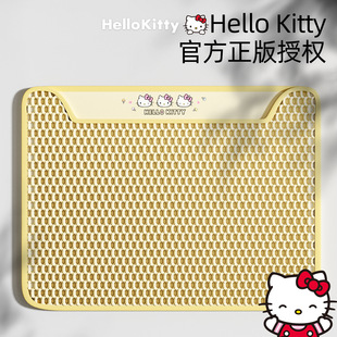 猫砂垫三丽鸥联名防带出猫砂双层过滤垫猫砂盆防外溅可拆洗宠物垫