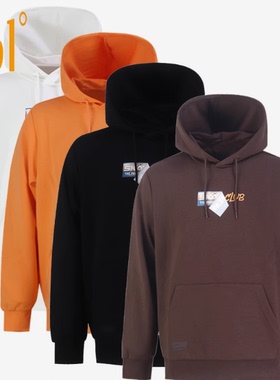 361男装连帽套头卫衣专柜正品2024秋季新款休闲运动长袖卫衣9002A