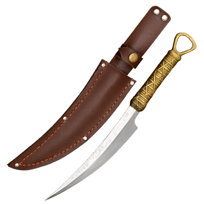 龙泉宝剑苍螟短刀花纹钢千层钢