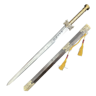 正品龙泉宝剑帝尊剑汉剑千层钢一体收藏刀剑刀具防身冷兵器未开刃