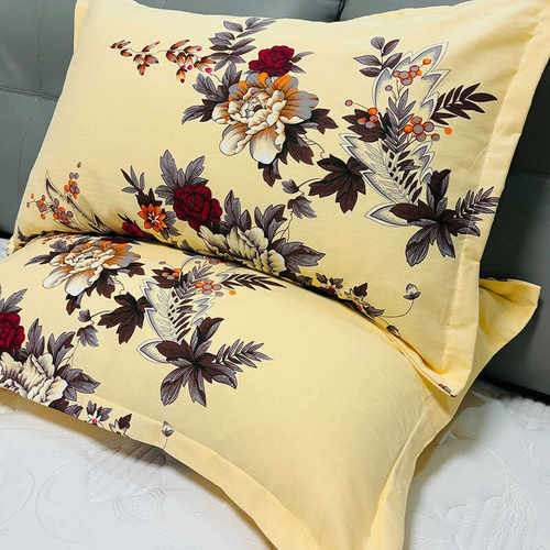 老上海印花粗布复古枕头套全棉