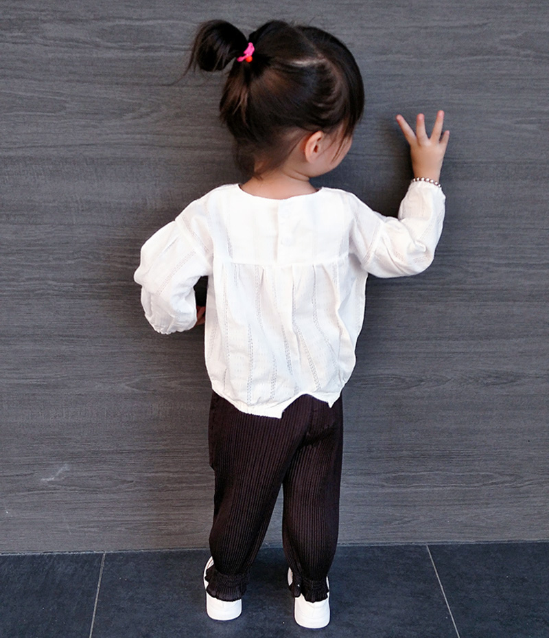 Chemise fille à manche longue - Ref 2086297 Image 3