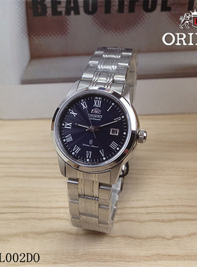 日本Orient/东方双狮女士手表 正品自动机械女表情侣表SNR1L002DO
