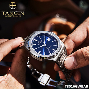 男表tangin机械表瑞士全自动天珺