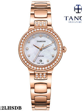 蓝宝石瑞士石英表女表tangin