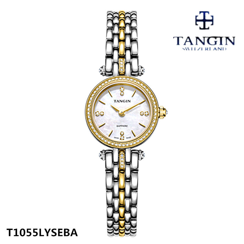 正品tangin天珺手表 女表石英表二指针T1055LYSEBA吉赛尔系列1055