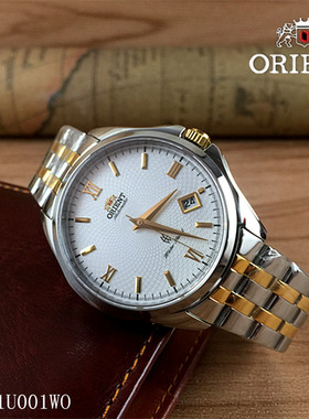 日本Orient/东方表 双狮机械男表全自动 男士情侣手表SER1U002WO