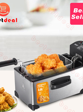 110V Electric Deep Fryer Nonstick Basket 110V油炸锅电炸锅3L