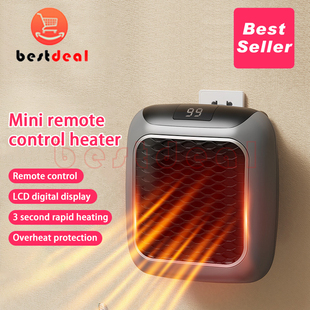 Mini heater fan handy heater wall outlet Heater remote 800w
