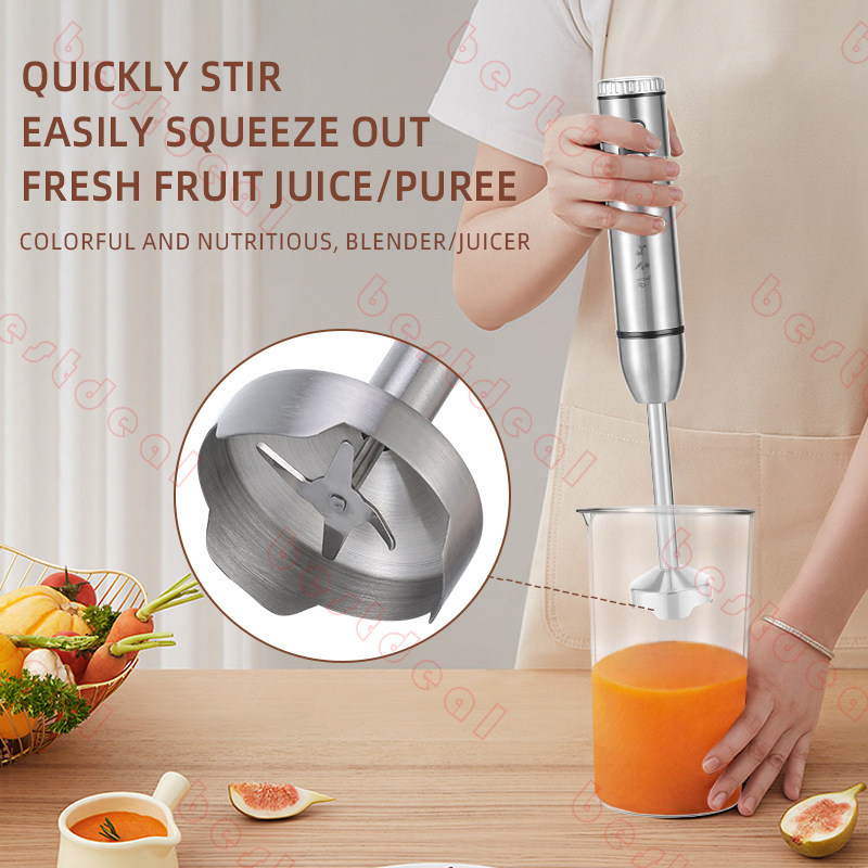5-in-1 Hand Blender with Multi-Speed Control & Mixer - Taobao product photo 4