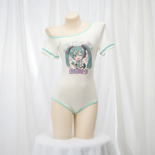 初二次元音连体T恤连体衣