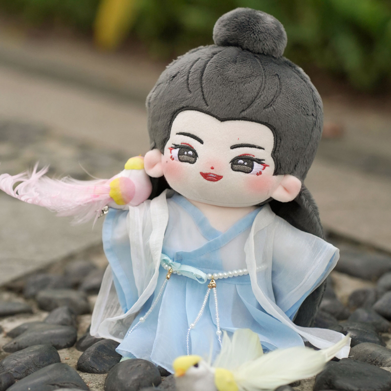 现货古风温星星棉花娃娃明星男公仔布娃娃毛绒玩具换装人形玩偶