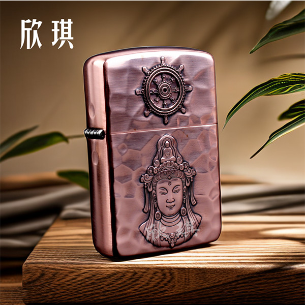 欣琪新品佐罗902s盔甲关心龙鱼双面精浮雕送礼个性煤油打火机
