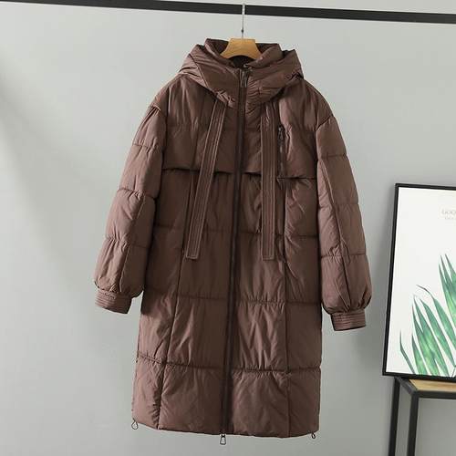 胖mm长款加厚大码棉服