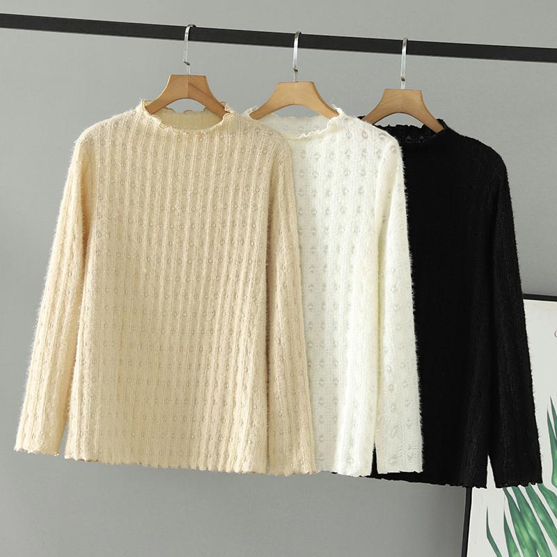 胖mm大码女装秋装新款显瘦打底衫