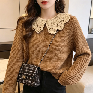 2023年女士毛衣裙针织衫打底衫高领淑女套头长袖修身常规加厚秋冬