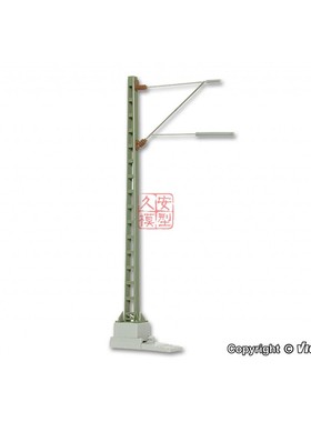 久安铁道 1:87 模型场景 VIESSMANN 4110 接触网标准支柱 单悬臂