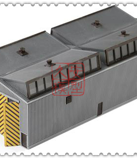 久安铁道PECO火车模型场景N比例1/160 NB-80 现代双线车库 拼装