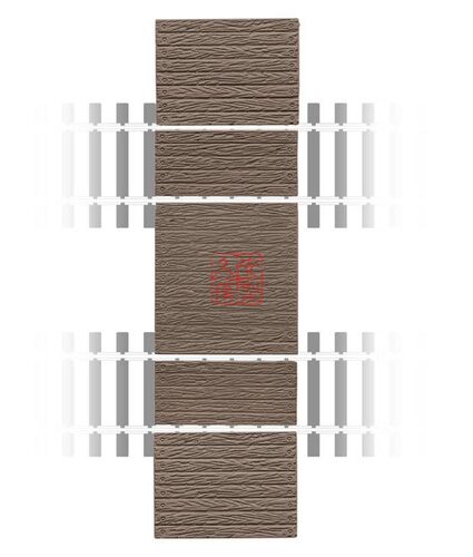 久安铁道PECO沙盘场景建筑模型RATIO OO/HO 456 跨铁路的简易便道