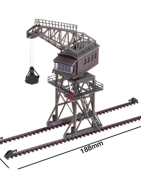 久安铁道沙盘建筑模型N比例1:160 FALLER 222198 大型吊车