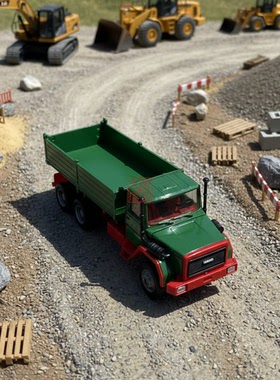 久安铁道汽车模型1:87Herpa 320276 依维柯 Hauber 自卸车