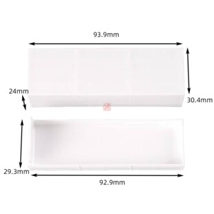 Herpa拼装卡车 1:87 081320-002 三轴拖车底盘的平板和棚盖 2套