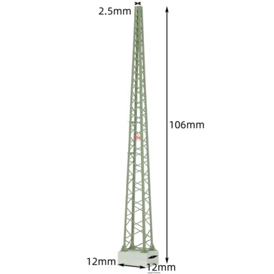 N比例1:160 VIESSMANN 4317铁路接触网 软横跨钢架立柱 高106mm