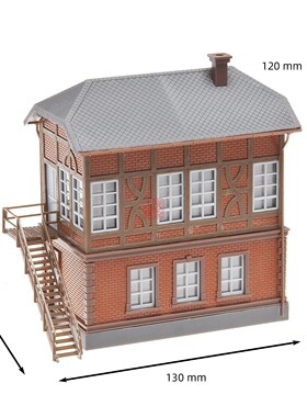 久安铁道沙盘建筑模型1:87HO FALLER 120121 传统的信号楼