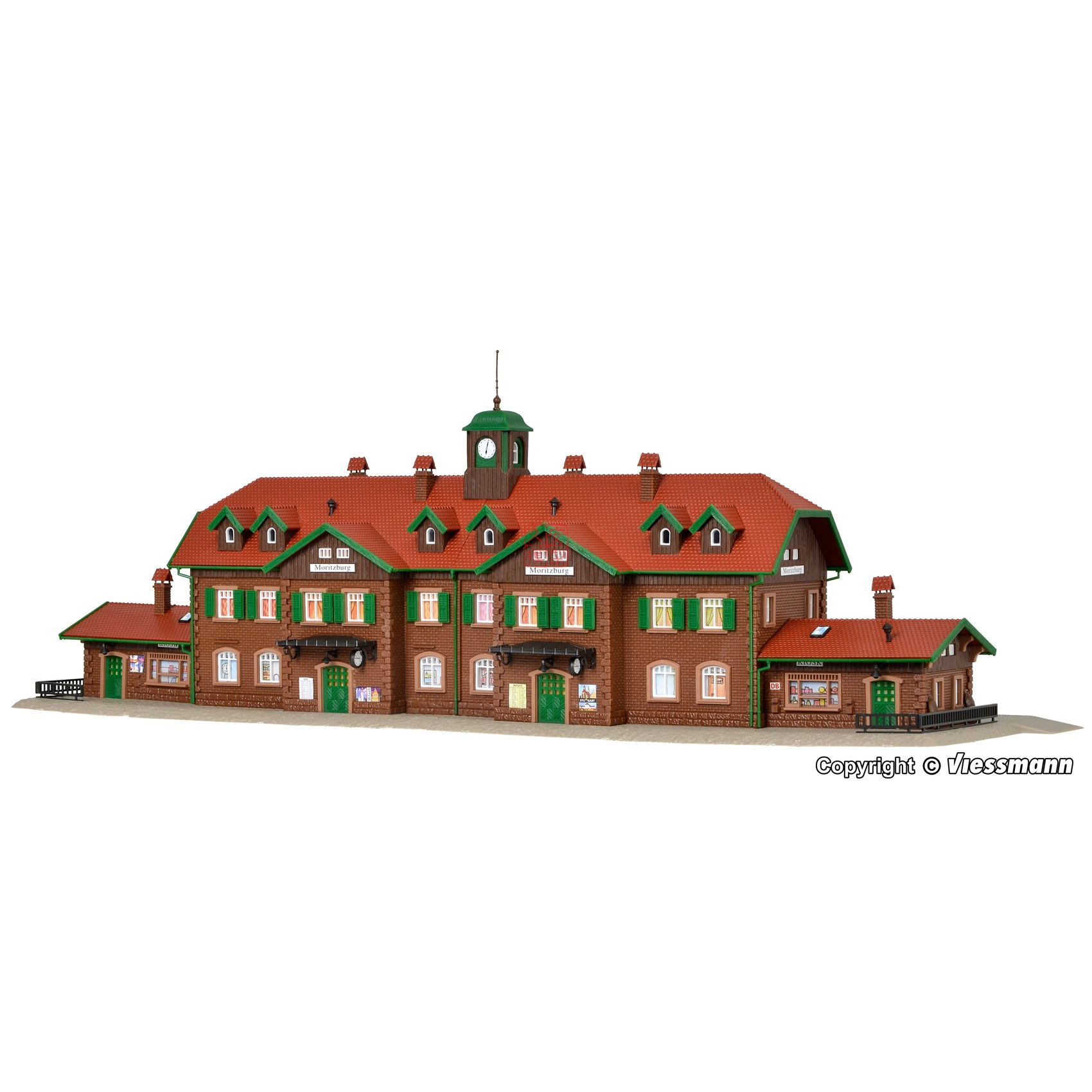 久安铁道沙盘建筑模型1:160N比例VOLLMER 47502 Moritzburg火车站