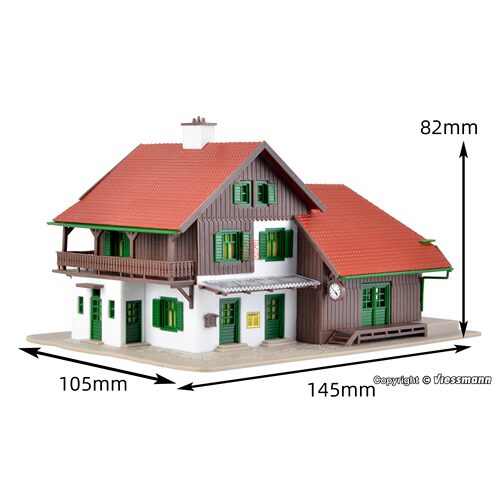 久安铁道沙盘建筑模型1:160N比例 VOLLMER 47521 Reith火车站