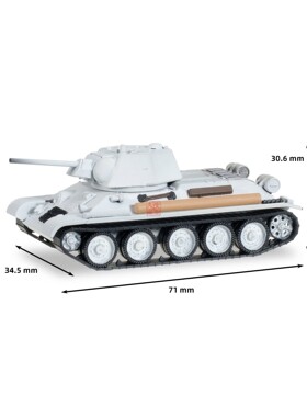 军事Herpa Military 1:87 745550 T34坦克76mm 1943/1944列宁格勒