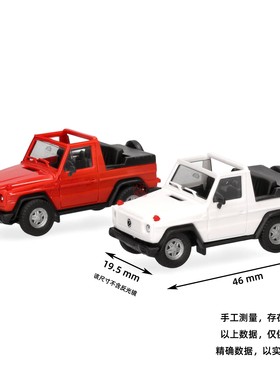 Herpa MiniKit预配散件1:87 012744 PUCH普赫G级W460敞篷 白/红