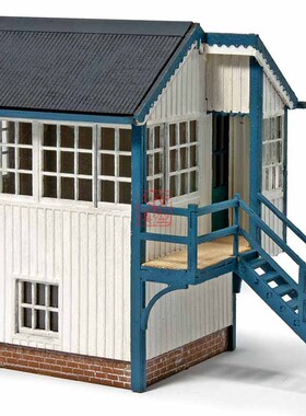 久安铁道PECO沙盘场景建筑模型OO/HO LK-201苏格兰高地铁路信号楼