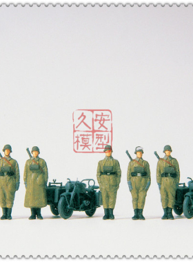 PREISER 1:87 16571 无色 摩托化步兵带聪达普Zundapp KS750挎斗