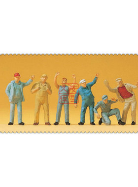 久安铁道 仿真人物 微缩小人 1:87 PREISER 14127 站着的卡车司机