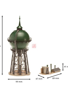 久安铁道沙盘建筑模型1:87HO FALLER 120143 Haltingen的圆水塔