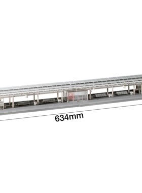 久安铁道沙盘建筑模型1:87HO FALLER 120193 ICE专用月台带候车室