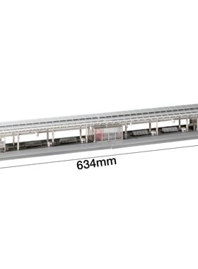 久安铁道沙盘建筑模型1:87HO FALLER 120193 ICE专用月台带候车室