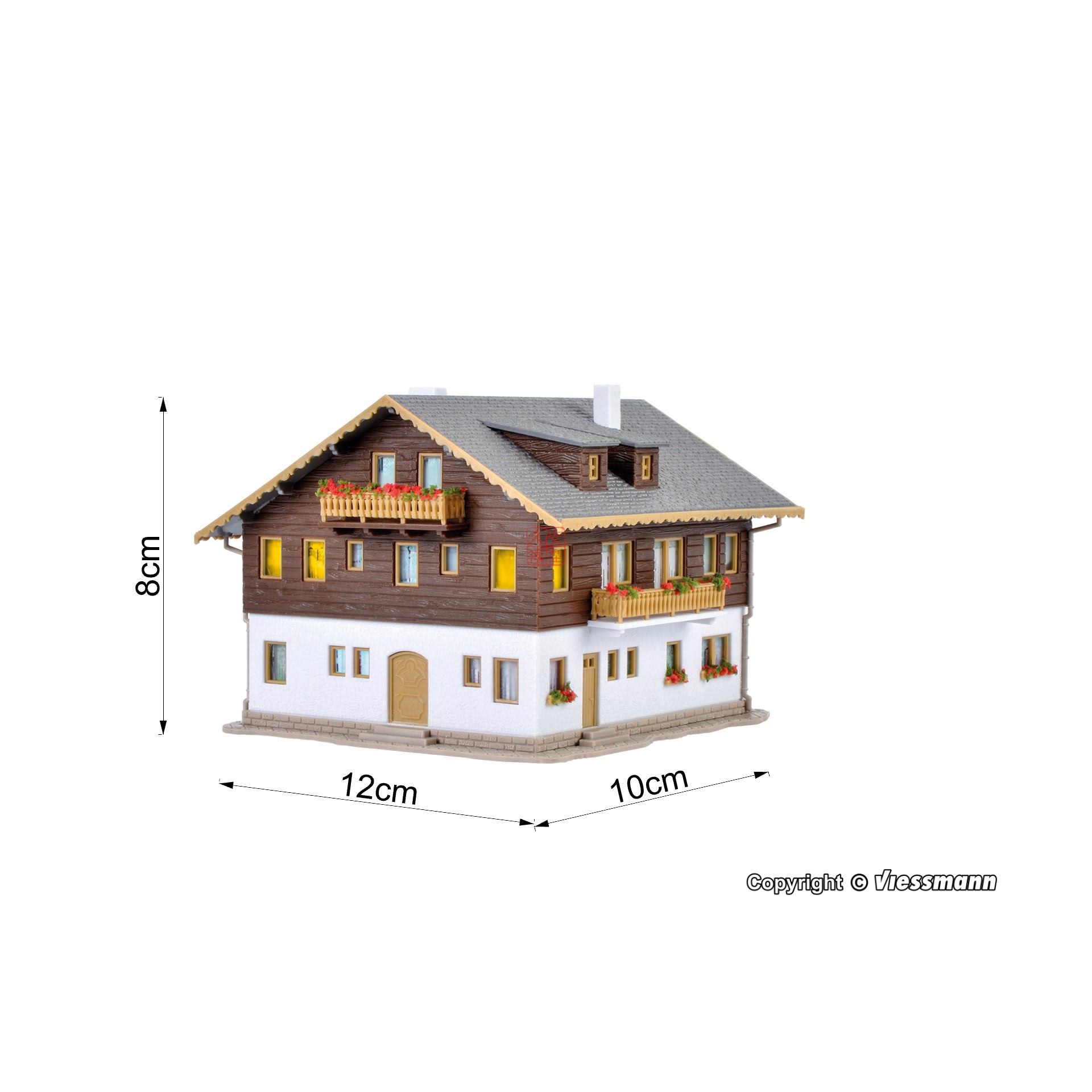 久安铁道沙盘建筑模型1:160N比例Vollmer 47763景区体育用品商店