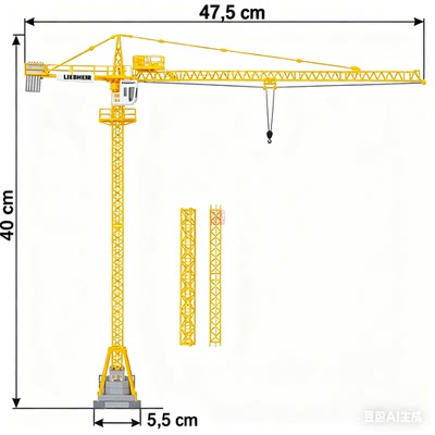 久安铁道沙盘建筑模型KIBRI塔吊