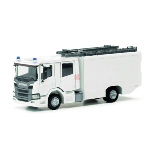 Herpa MiniKit散件1:87 085731-002 Scania CrewCab消防车x2 无色