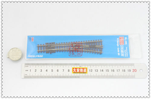 PECO 专业火车模型轨道 N比例1:160 CODE80 SL-395 中号右岔