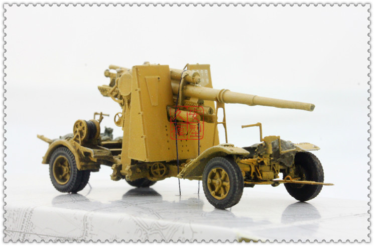 artitec 1:87 6870070 88毫米 防空/反坦克炮 flak18 非洲涂装