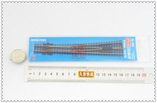 160 N比例1 CODE80 大号左直岔 PECO 389 专业火车模型轨道