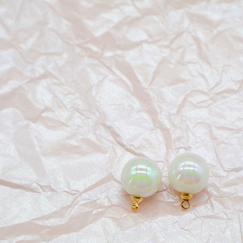 인어 진주 단추 프랑스 스타일 틈새 디자인 기질 셔츠 쉬폰 장식 단추 절묘한 작은 단추