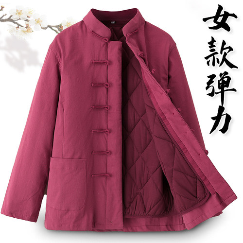 棉衣女可拆卸纯棉花棉袄