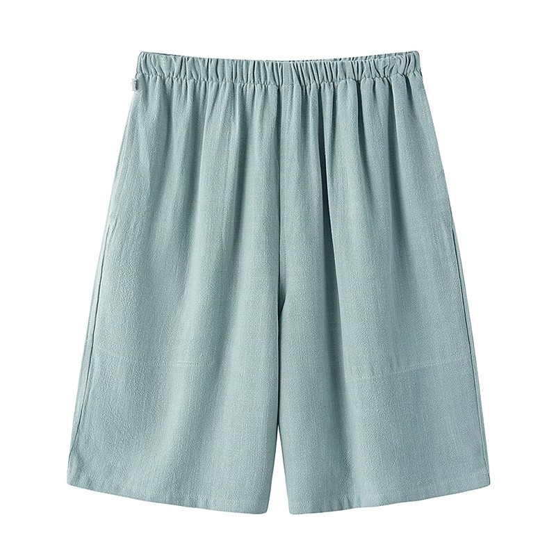 CHINESE STYLE CASUAL SHORTS MENS FASHION BRAND INS 2023 SUMMER WEAR FIVE-POINT PANTS LOOSE STRAIGHT BEACH PANTS THIN STYLE