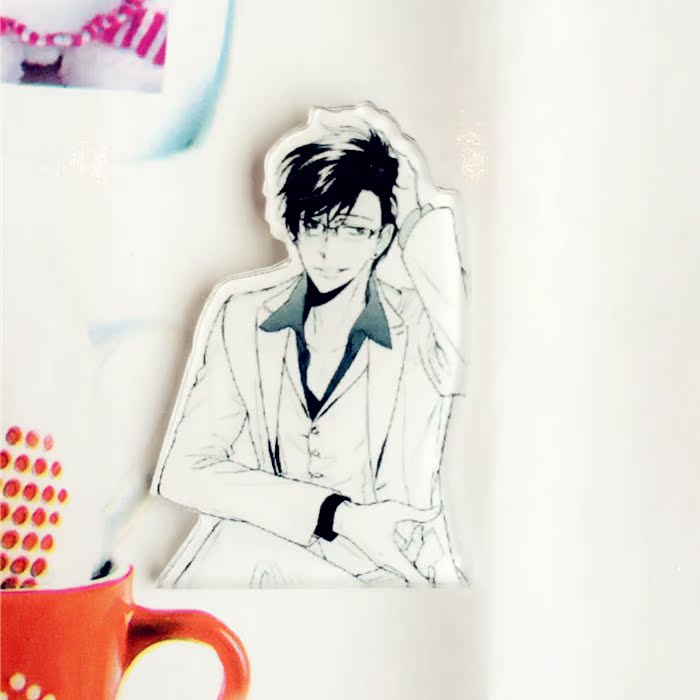 Broche homme en plexiglas - Ref 1183875 Image 4