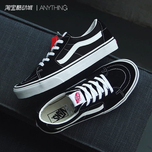 Vans, черный классический скейтборд подходит для мужчин и женщин для отдыха, 4W